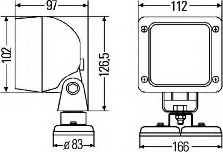 ARBEITSSCHEINWERFER, H3 1GA997506377