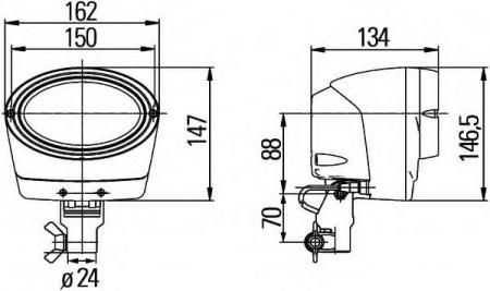 ARBEITSSCHEINWERFER, D1S 1GA996261701