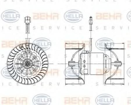   BMW E46/E83 +A/C 98-/04- 8EW009159-201