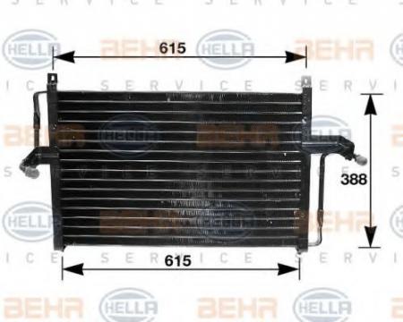 KONDENSATOR, TIEFE  26 MM 8FC351035051 HELLA