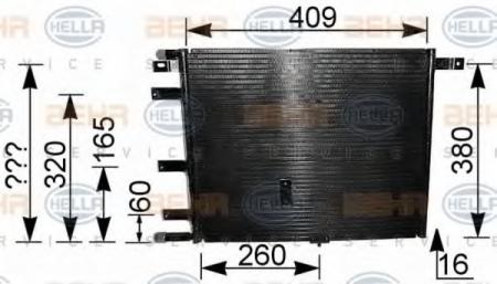 KONDENSATOR, TIEFE  16 MM 8FC351036331