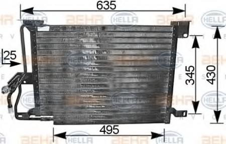 KONDENSATOR, TIEFE  25 MM 8FC351036361