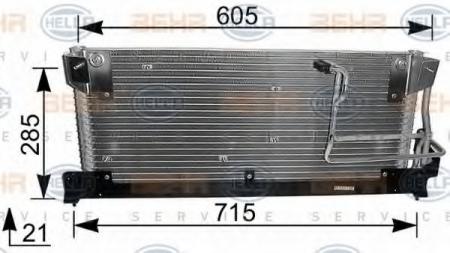 KONDENSATOR, TIEFE  21 MM 8FC351037381