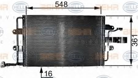 KONDENSATOR, TIEFE  16 MM 8FC351037651