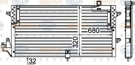 KONDENSATOR, TIEFE  32 MM 8FC351038191