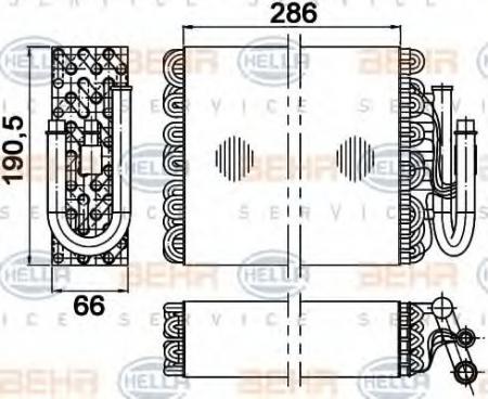 VERDAMPFER, TIEFE  67 MM 8FV351210241