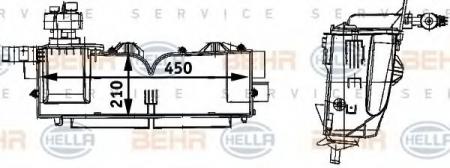 VERDAMPFER, TIEFE  67 MM 8FV351211681