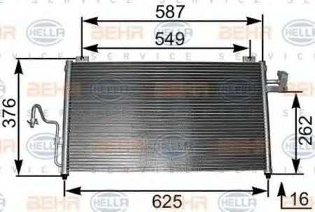 KONDENSATOR, TIEFE  16 MM 8FC351301091