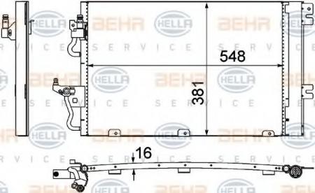 KONDENSATOR, TIEFE  16 MM 8FC351301761