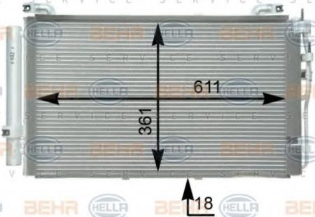 KONDENSATOR, TIEFE  18 MM 8FC351302261