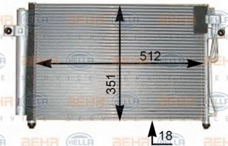 KONDENSATOR, TIEFE  18 MM 8FC351302301