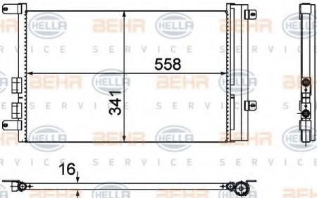 KONDENSATOR, TIEFE  16 MM 8FC351302391