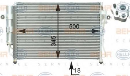 KONDENSATOR, TIEFE  18 MM 8FC351302651