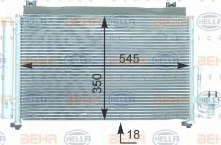 KONDENSATOR, TIEFE  18 MM 8FC351302691