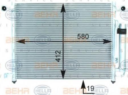 KONDENSATOR, TIEFE  19 MM 8FC351303051