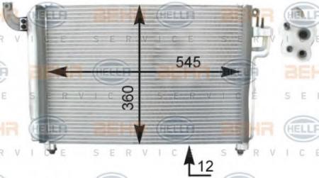 KONDENSATOR, TIEFE  12 MM 8FC351303131 HELLA