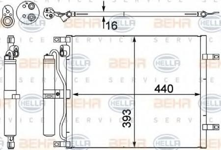 KONDENSATOR, TIEFE  16 MM 8FC351303231