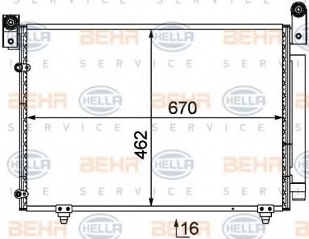 KONDENSATOR, TIEFE  16 MM 8FC351303741