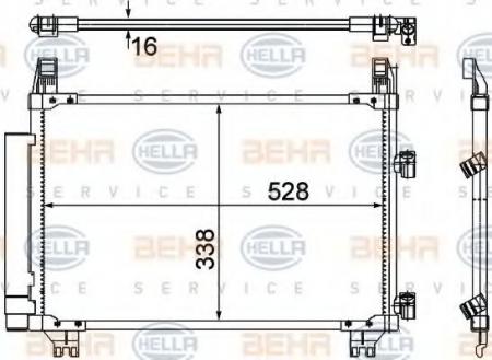 KONDENSATOR, TIEFE  16 MM 8FC351307661