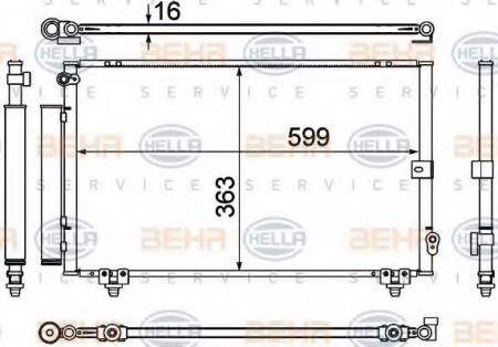 KONDENSATOR, TIEFE  16 MM 8FC351307771