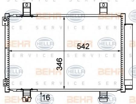 KONDENSATOR, TIEFE  16 MM 8FC351310291