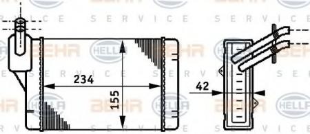   VAG GOLF RHD 8FH351311-011 HELLA