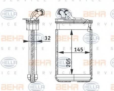   BMW: 3 COMPACT (E36) 316 G/316 I/318 TDS/318 TI/323 TI 94-00 8FH351311-301