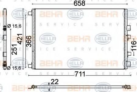 KONDENSATOR, TIEFE  16 MM 8FC351318561