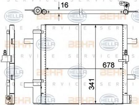 KONDENSATOR, TIEFE  16 MM 8FC351319411