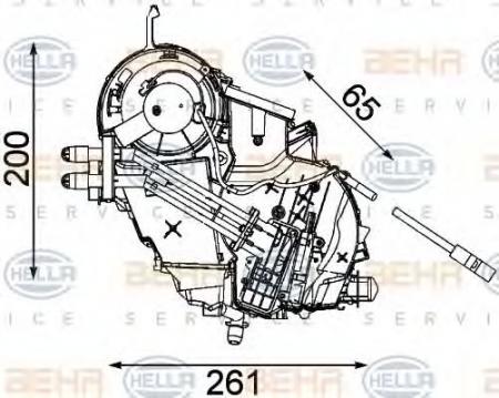 VERDAMPFER, TIEFE  65 MM 8FV351330161