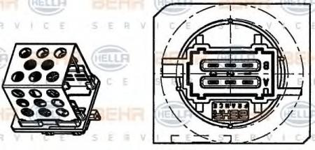 WIDERSTAND 9ML351332261 HELLA