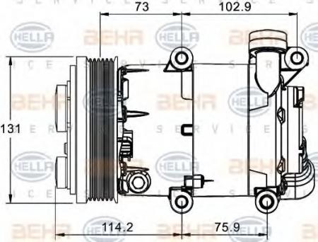 ,  8FK351334-031 HELLA