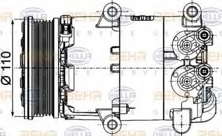 KOMPRESSOR(KLIMA) 8FK351334371