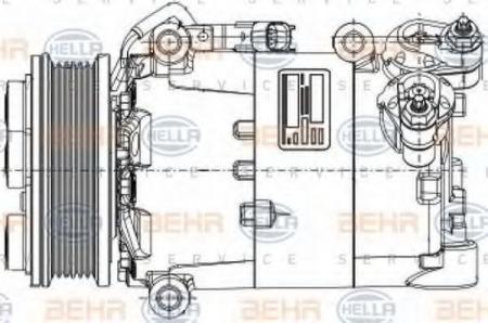 KOMPRESSOR(KLIMA) 8FK351334391