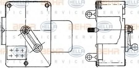 STELLELEMENT 6NW351344051 HELLA