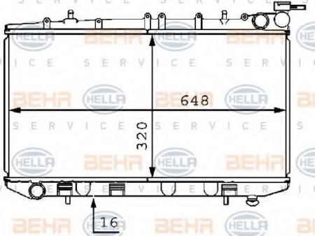 KUEHLER, LAENGE  340 MM 8MK376704701