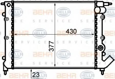 KUEHLER, LAENGE  430 MM 8MK376706411