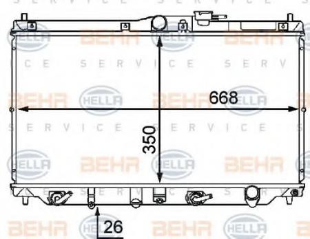 KUEHLER, LAENGE  350 MM 8MK376707431