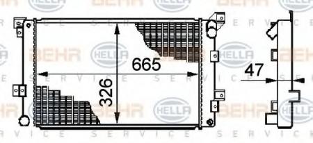 KUEHLER, LAENGE  665 MM 8MK376708511