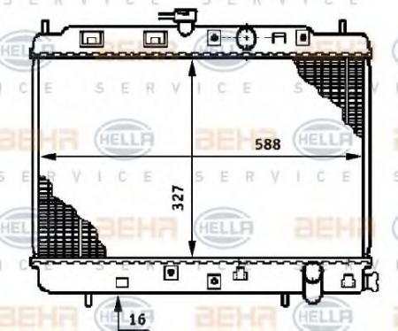  CIVIC 1.6 87-91 (HD2050) 8MK 376 708-561