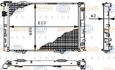  W124 3.0D+A / C 93-96(62762A) 8MK 376 711-101