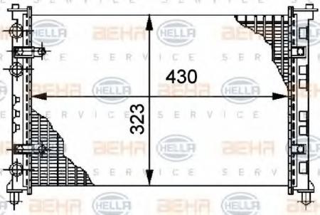 KUEHLER, LAENGE  430 MM 8MK376712084