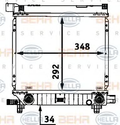  MB W124 2.0 93-99 8MK 376 712-161