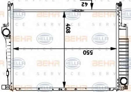 KUEHLER, LAENGE  550 MM 8MK376712211