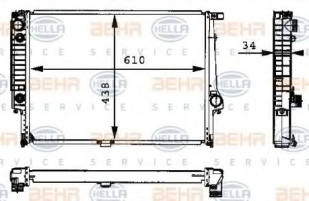 , BMW 5/7 (E34/E32) 8MK376713-071