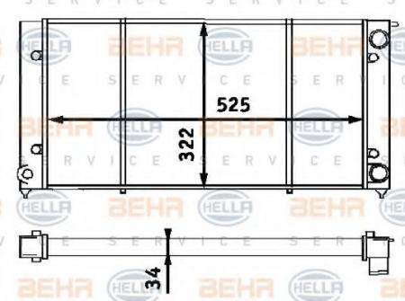 , VW GOLF / PASSAT / DIV. 8MK376713-301