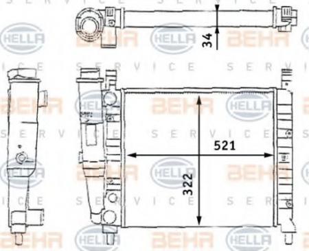 KUEHLER, LAENGE  521 MM 8MK376713391