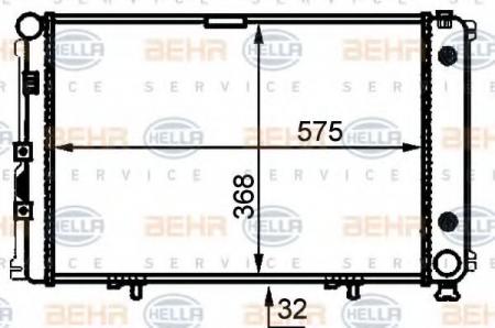 KUEHLER, LAENGE  575 MM 8MK376714014