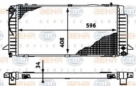 KUEHLER, LAENGE  596 MM 8MK376714601