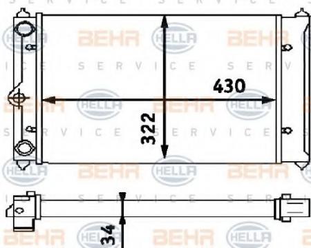 KUEHLER, LAENGE  430 MM 8MK376714661